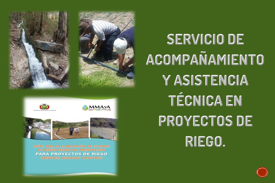 Servicio de Acompañamiento y Asistencia Técnica en Proyectos de Riego